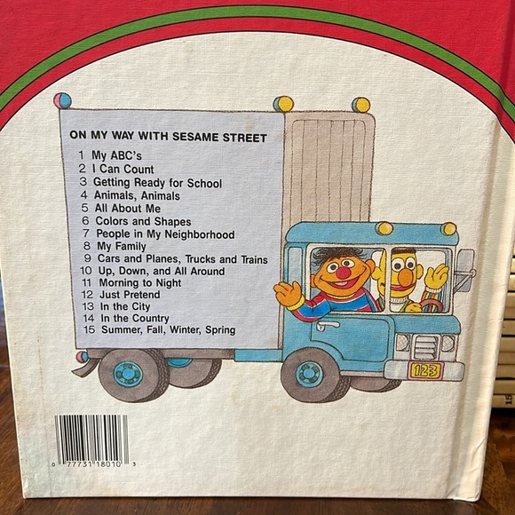 Vintage Sesame Street Book Hardback My ABC's volume 1 - Picture 3 of 3